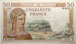 50 Francs CÉRÈS FRANCE 1936 F.17.23
