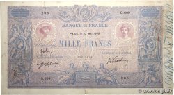1000 Francs BLEU ET ROSE FRANCE 1908 F.36.22