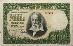 1000 Pesetas ESPAGNE 1951 P.143a TTB
