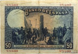 50 Pesetas ESPAGNE 1931 P.080a TB
