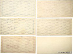 5, 10, 20, 50 et 100 Dinara Lot YOUGOSLAVIE 1951 P.FX.NL SUP