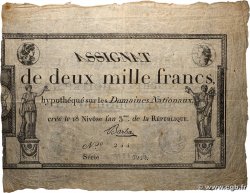 2000 Francs FRANCE 1795 Ass.51a TB+