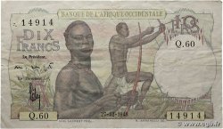 10 Francs AFRIQUE OCCIDENTALE FRANÇAISE (1895-1958) 1948 P.37 TTB+