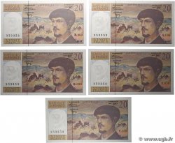 20 Francs DEBUSSY Modifié Lot FRANCE 1997 F.66ter.02 NEUF