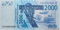 2000 Francs WEST AFRICAN STATES 2013 P.316Cm VF+