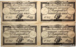 25 Sols Planche FRANCE 1792 Ass.25a-p