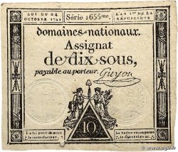 10 Sous FRANCE 1792 Ass.34a