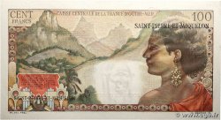 2 NF sur 100 Francs La Bourdonnais SAINT PIERRE ET MIQUELON  1960 P.32 pr.NEUF