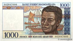 1000 Francs - 200 Ariary MADAGASCAR 1994 P.076a UNC-