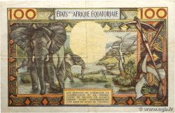 100 Francs type 1962B CENTRAFRIQUE 1963 A.176a TB+