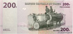 200 Francs CONGO, DEMOCRATIC REPUBLIC 2000 P.095a XF+