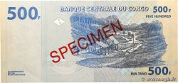 500 Francs Spécimen CONGO, DEMOCRATIC REPUBLIC 2002 P.096s UNC-