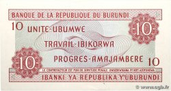 10 Francs BURUNDI 1968 P.20a XF+
