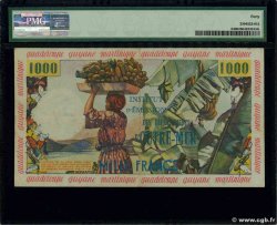 10 Nouveaux Francs sur 1000 Francs Pêcheur ANTILLES FRANÇAISES 1960 P.02 TTB+