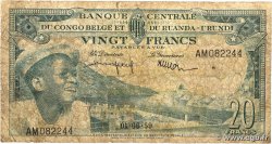 20 Francs BELGIAN CONGO 1959 P.31