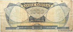 1000 Francs CONGO, DEMOCRATIC REPUBLIC 1964 P.008a F