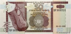 50 Francs BURUNDI 2005 P.36e