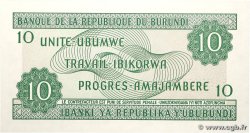 10 Francs BURUNDI 2001 P.33d UNC