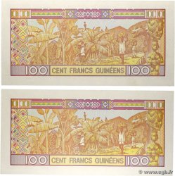 100 Francs Guinéens Lot GUINÉE 2012 P.35b NEUF
