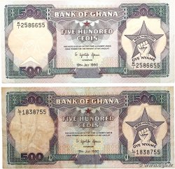 500 Cedis Lot GHANA 1990 P.28b pr.TTB