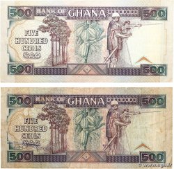 500 Cedis Lot GHANA 1990 P.28b pr.TTB
