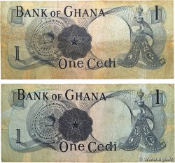 1 Cedi Lot GHANA 1971 P.10d S