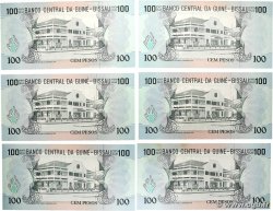 100 Pesos Lot GUINEA-BISSAU 1990 p.11 AU