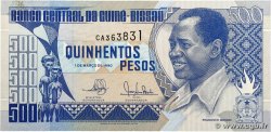 500 Pesos GUINEA-BISSAU 1990 P.12 VZ+