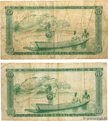 10 Dalasis Lot GAMBIE 1972 P.06c TB