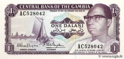 1 Dalasi GAMBIE 1971 P.04g NEUF