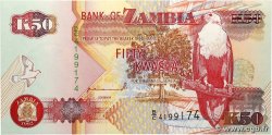 50 Kwacha ZAMBIE 1992 P.37a pr.NEUF