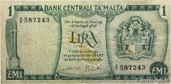 1 Lira MALTA 1973 P.31c
VG