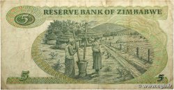 5 Dollars ZIMBABWE 1983 P.02c B