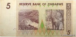 5 Dollars ZIMBABWE 2007 P.66 TTB