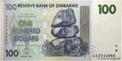 100 Dollars ZIMBABWE 2007 P.69 pr.SPL