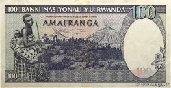 100 Francs RUANDA 1982 P.18 q.SPL