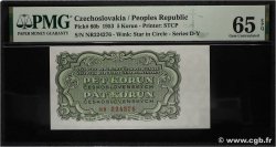 5 Korun CECOSLOVACCHIA 1953 P.080b FDC