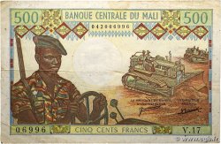 500 Francs MALI 1973 P.12d TTB