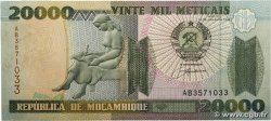 200000 Meticais MOZAMBICO 2003 P.141 AU