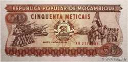 50 Meticais MOZAMBICO 1986 P.129b q.FDC