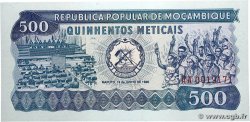500 Meticais MOZAMBIQUE 1980 P.127 UNC