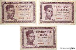 50 Francs Lot MALI 1960 P.01 S