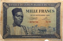 1000 Francs MALI 1960 P.04 F