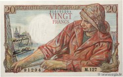 20 Francs PÊCHEUR FRANCE 1944 F.13.09