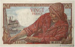 20 Francs PÊCHEUR Numéro radar FRANCE 1949 F.13.14
