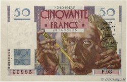 50 Francs LE VERRIER FRANCE 1947 F.20.09