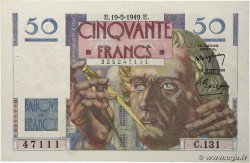 50 Francs LE VERRIER FRANCE 1949 F.20.12