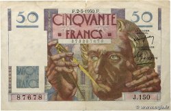 50 Francs LE VERRIER Numéro radar FRANCE 1950 F.20.14
