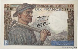 10 Francs MINEUR FRANCE 1943 F.08.07