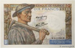 10 Francs MINEUR FRANCE 1943 F.08.08